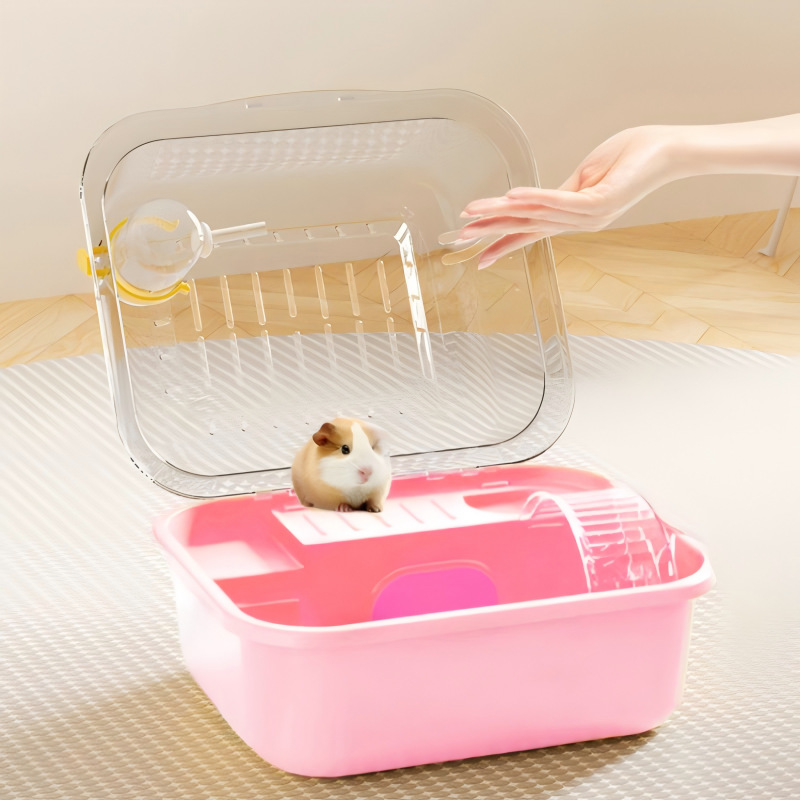 ペットケージ 透明天窓付き小動物用飼育ケージ