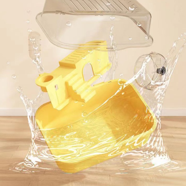 ペットケージ 小動物用透明二層式飼育ケージ