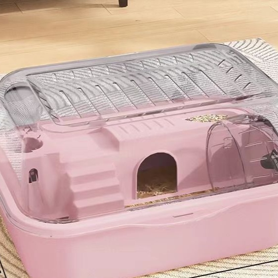 ペットケージ 小動物用透明二層式飼育ケージ