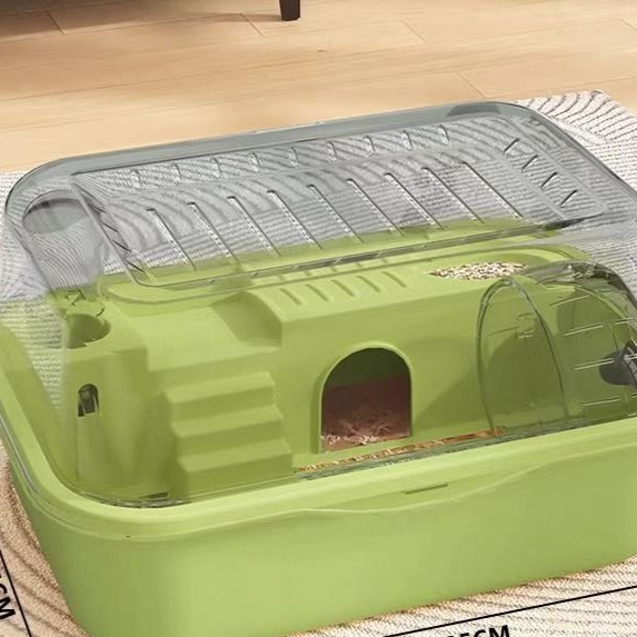 ペットケージ 小動物用透明二層式飼育ケージ