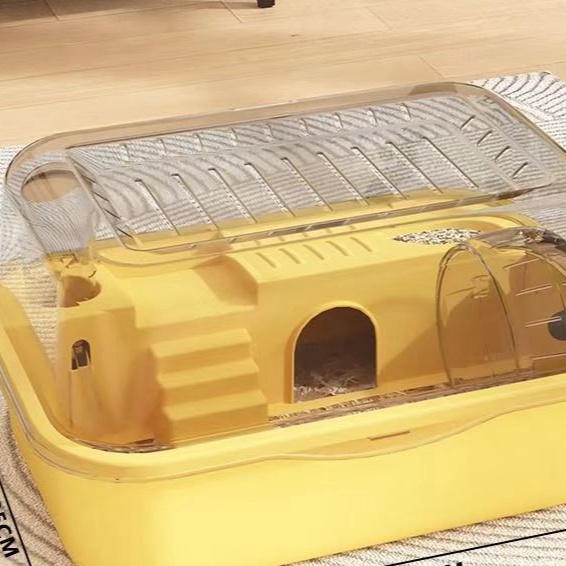 ペットケージ 小動物用透明二層式飼育ケージ