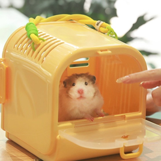 ペットケージ 小動物用持ち運び便利なポータブルケージ
