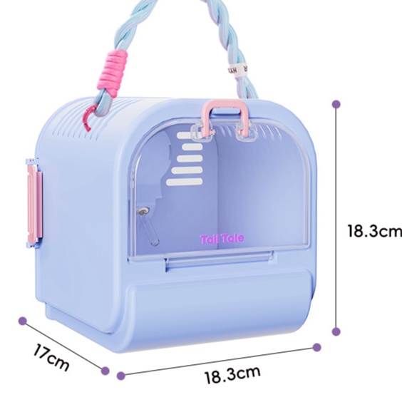 ペットケージ 小動物用持ち運び便利なポータブルケージ