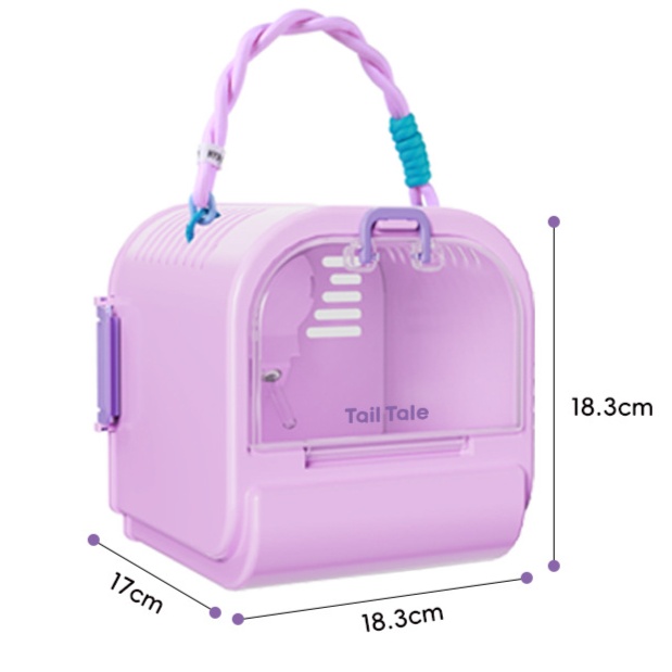 ペットケージ 小動物用持ち運び便利なポータブルケージ