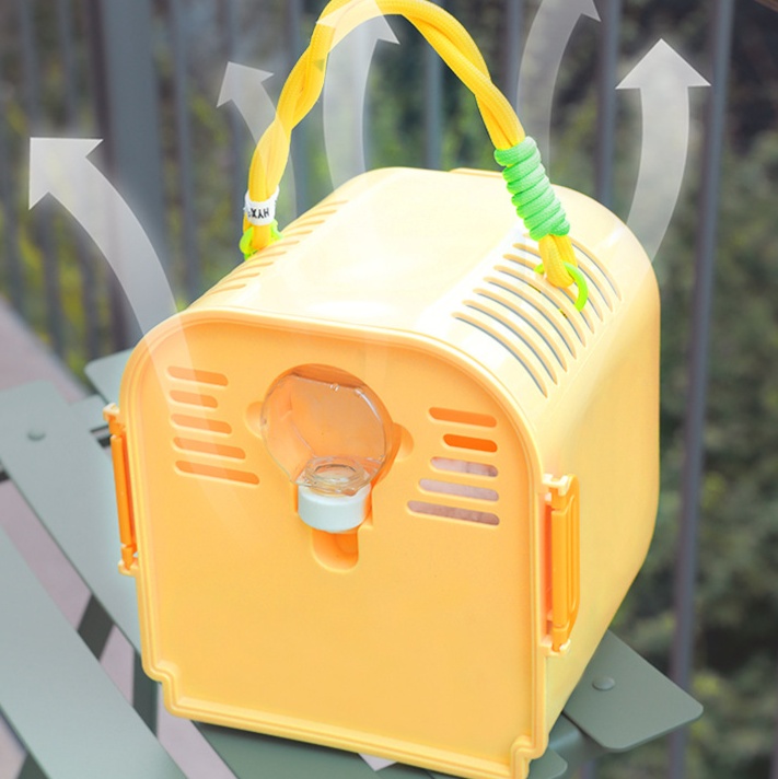 ペットケージ 小動物用持ち運び便利なポータブルケージ