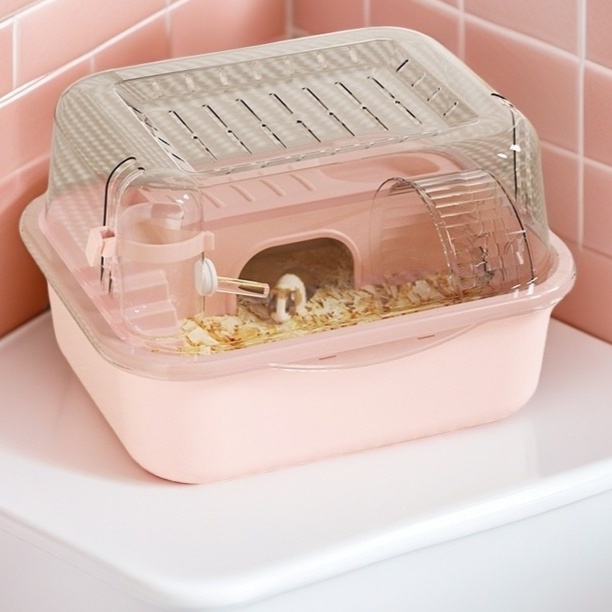 ペットケージ 透明天窓付き小動物用飼育ケージ