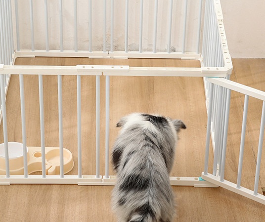 ペットケージ 強化加固型犬用囲い 5cm間隔密集設計 大型活動空間