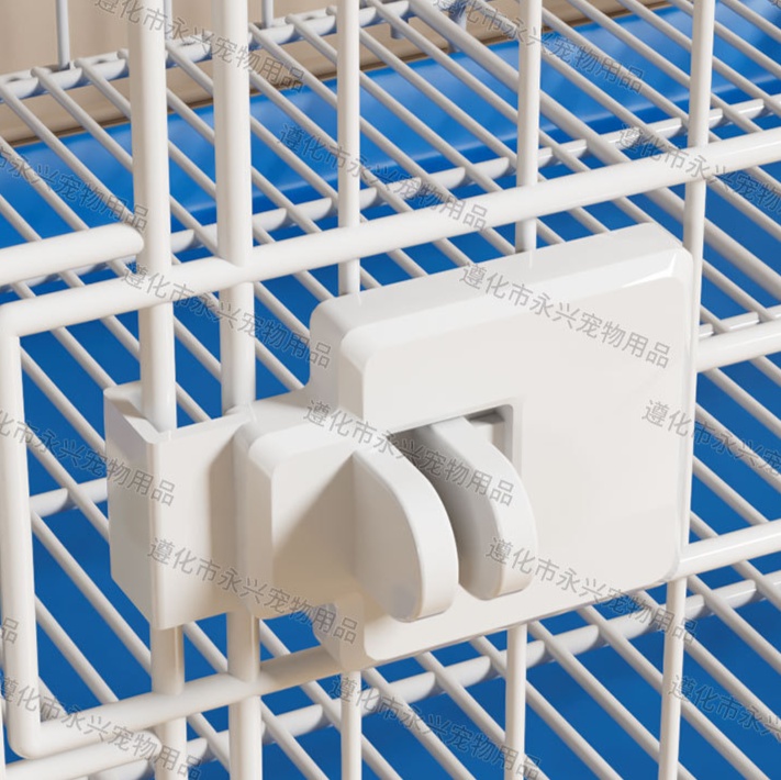 ペットケージ 移動式キャスター付き大型犬ケージ組立式