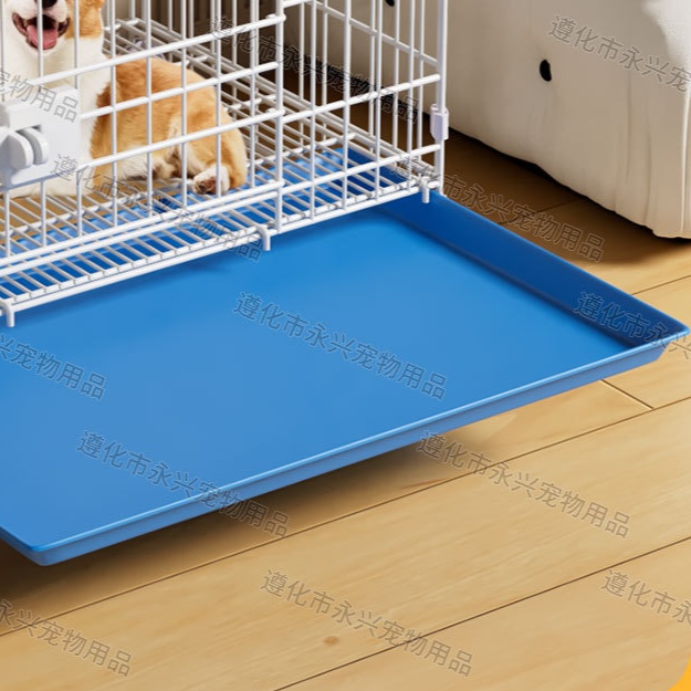 ペットケージ 移動式キャスター付き大型犬ケージ組立式