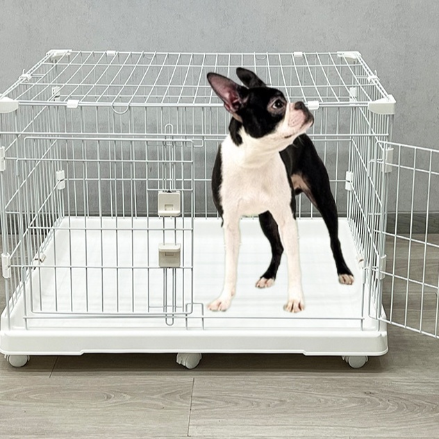 ペットケージ 大型犬対応拡張式組み立て自由犬ケージ