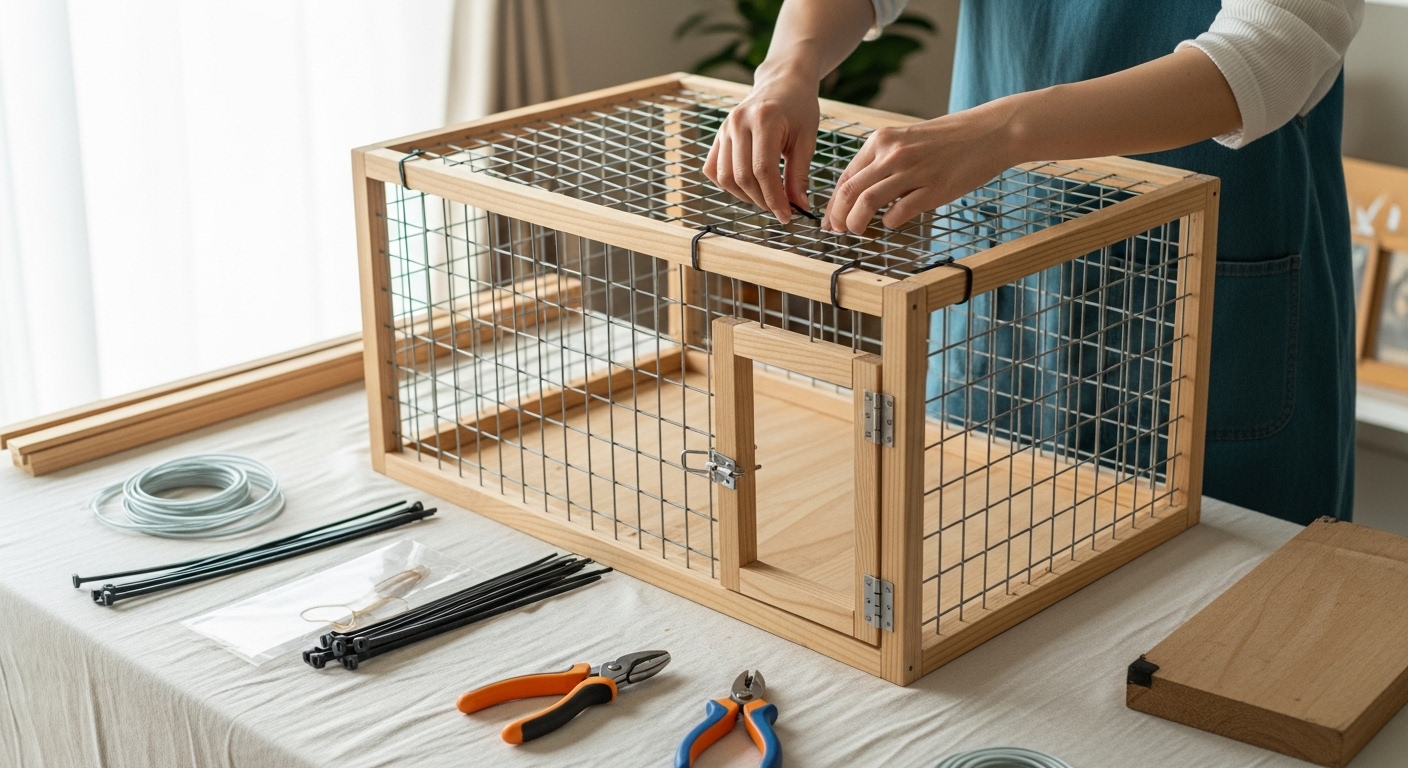 【初心者向け】犬のケージを手作りする方法｜100均材料で安全に作るコツ