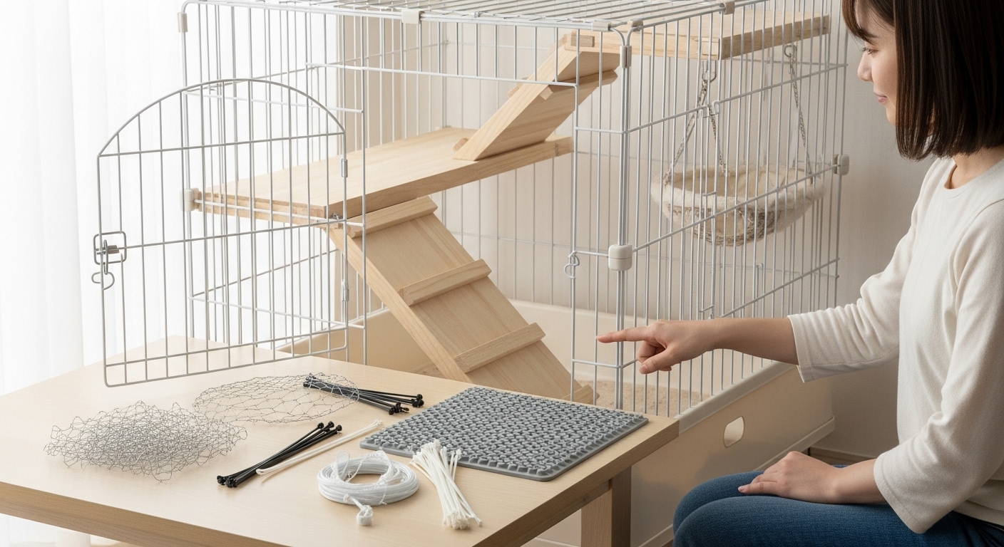 猫ケージのステップを手作りする方法｜おすすめ商品と設置のコツも解説