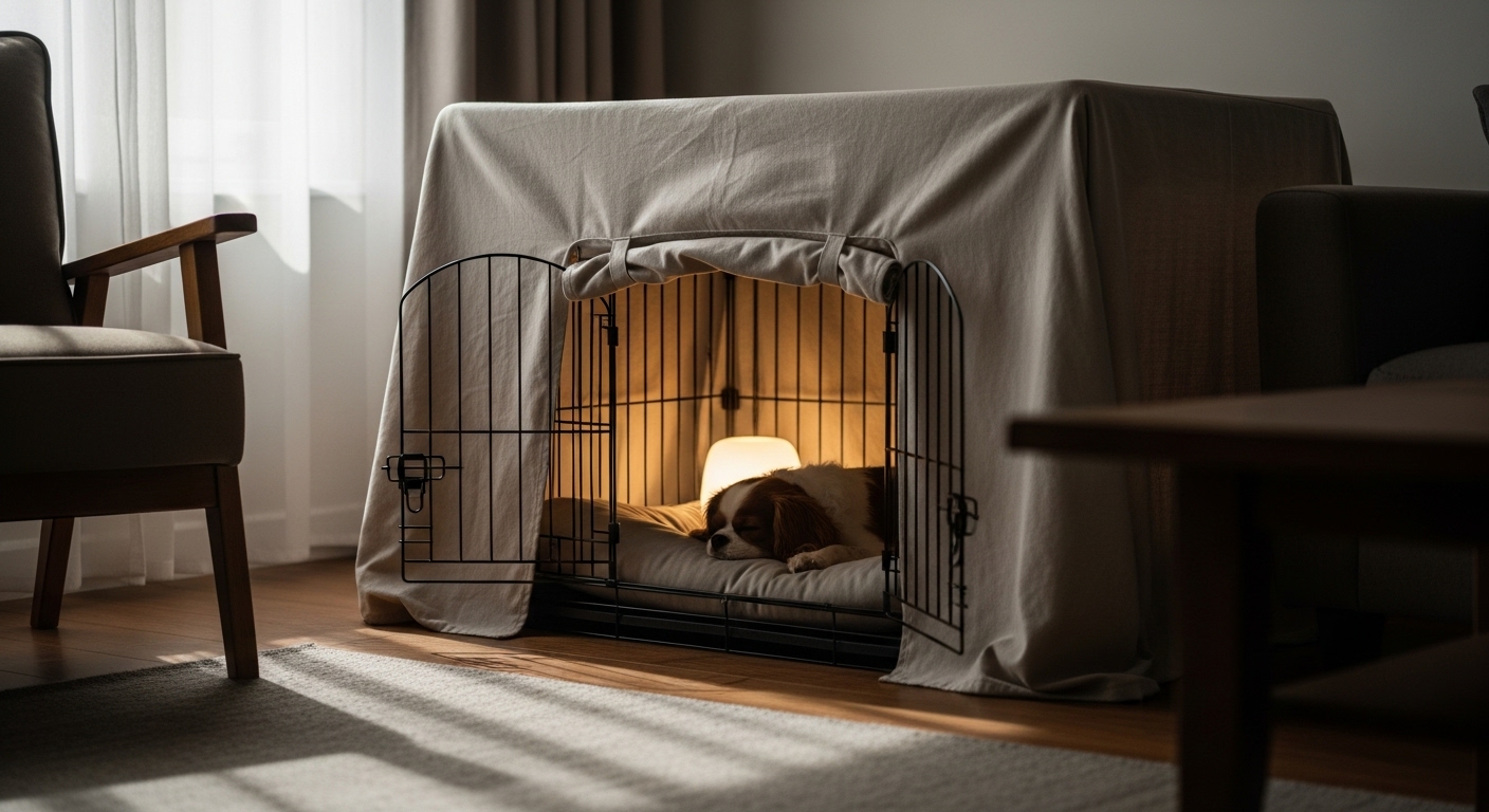 犬のケージカバーの選び方｜防音・防寒からDIYまで徹底解説