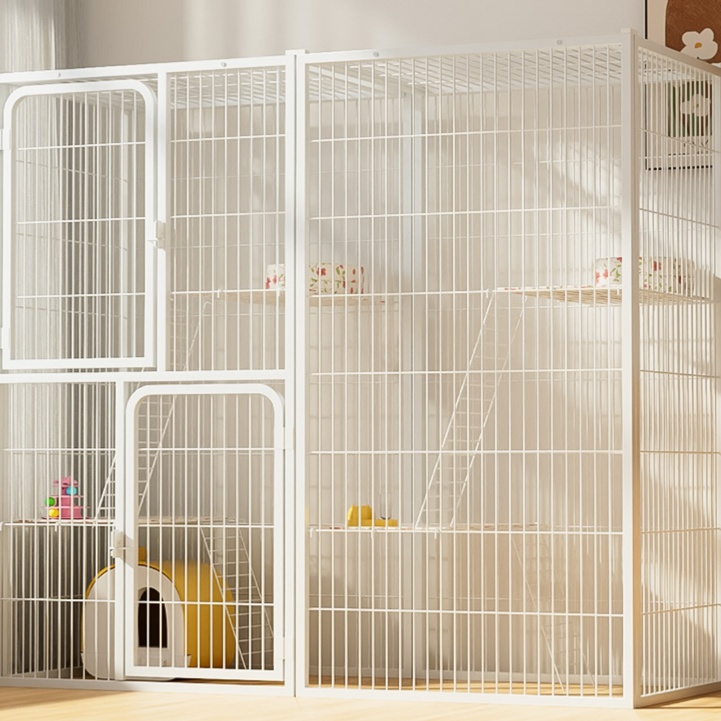 メイン画像:0枚目:ペットケージ 大型三段猫ケージ広々設計ペット用ハウス