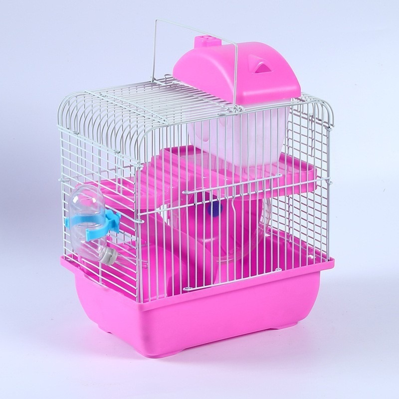 ペットケージ 二階建て快適小動物用飼育ケージ給水器付き