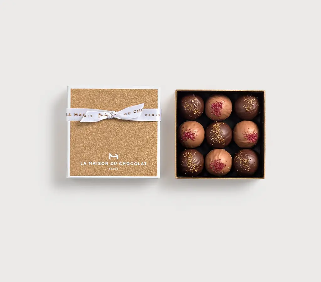 メイン画像:0枚目:La maison du chocolat　エフェルヴェソンス 9粒入