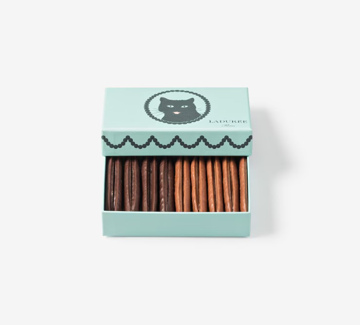 メイン画像:0枚目:LADUREE JAPON　ラング・ド・シャ サブレ ノワール＆レ