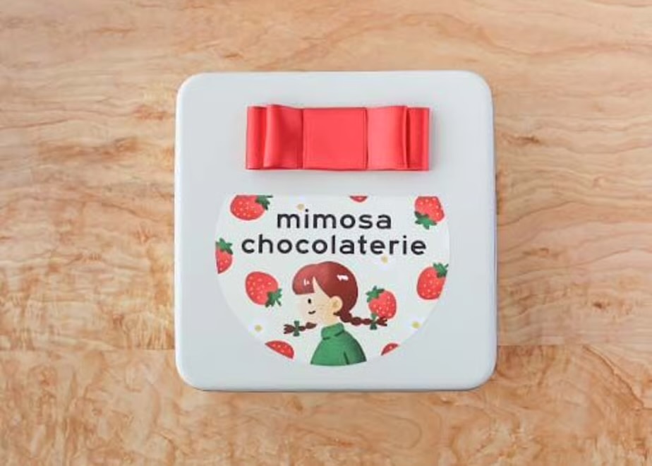 メイン画像:3枚目:mimosa chocolaterie イチゴ缶（大）