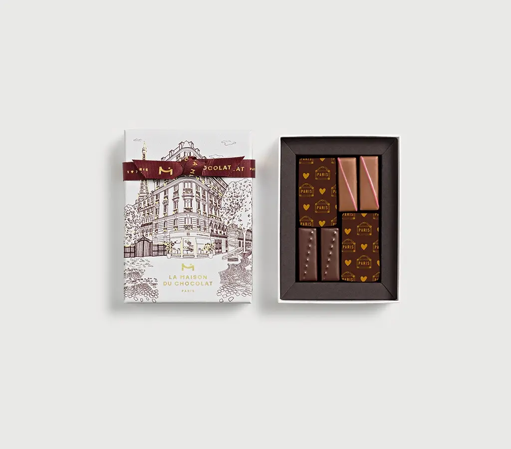 メイン画像:0枚目:La maison du chocolat オ クール デュ フォブール 6粒入