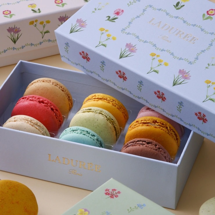 メイン画像:1枚目:【ホワイトデー】ドゥース・フルール マカロン9個入り