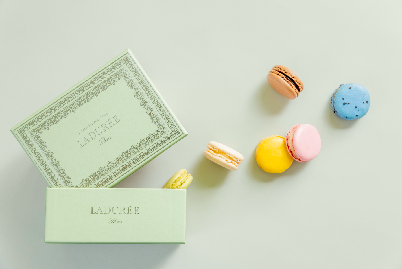 メイン画像:0枚目:ナポレオン・トロワ・ヴェール マカロン8個入り