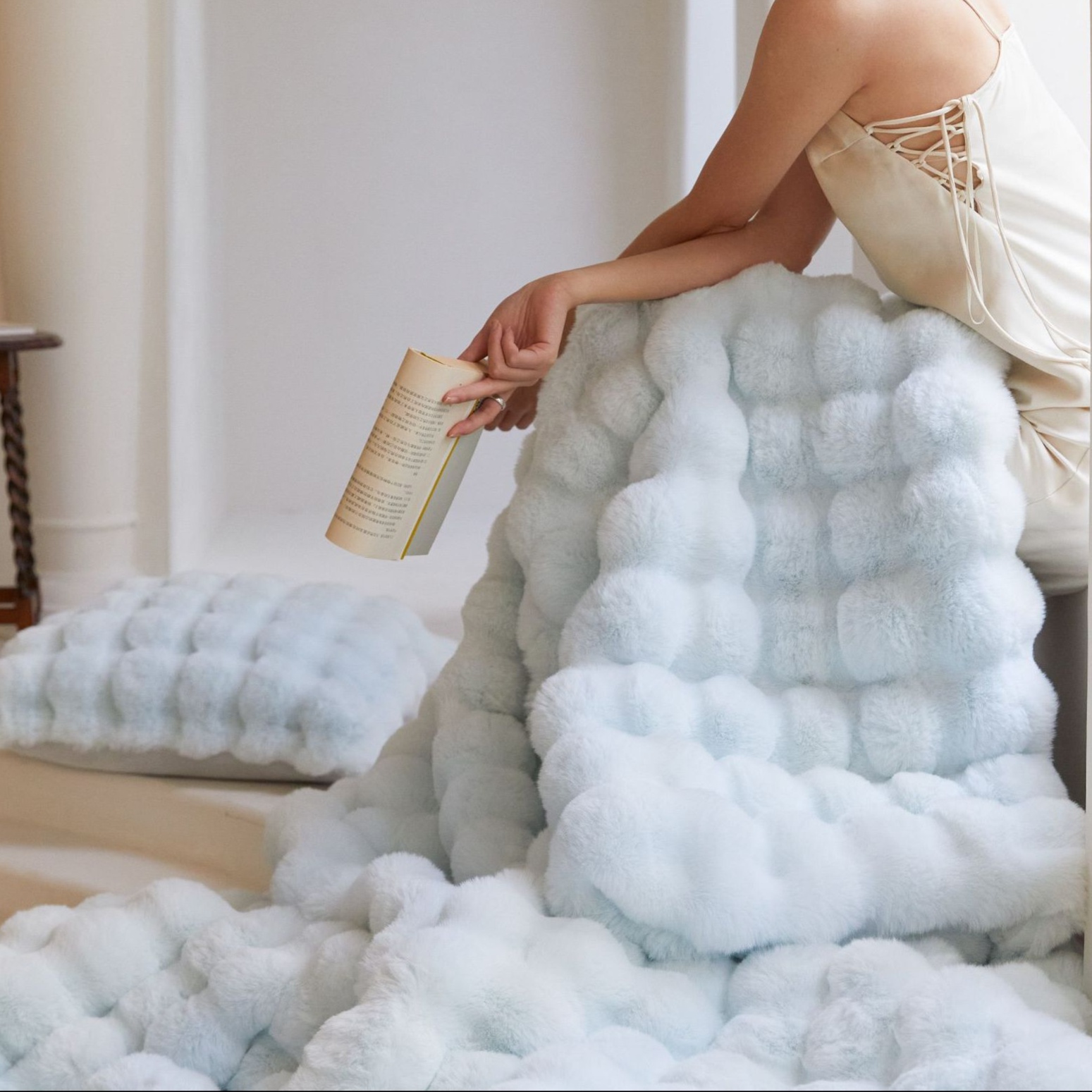リラックスグッズ もこもこ雲の抱擁ブランケット