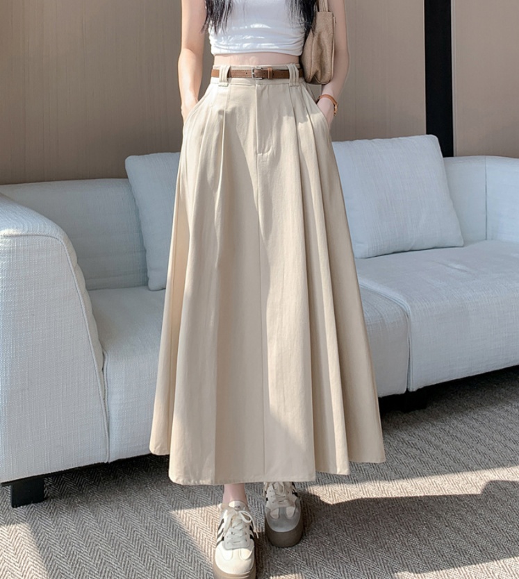 スカート ゆったりシルエット マキシ丈フレアスカート