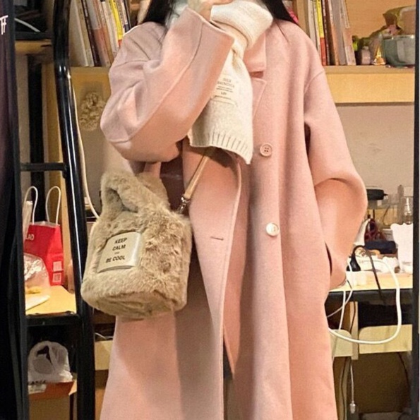 体型カバー ゆったりシルエット大人コート
