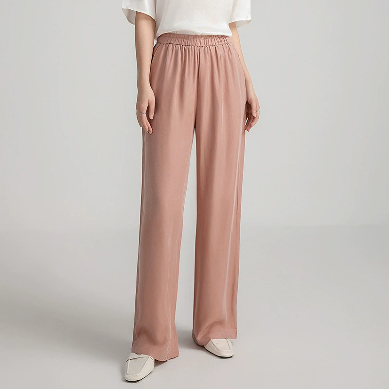パンツ 楽ちん美シルエット 上品ワイドパンツ