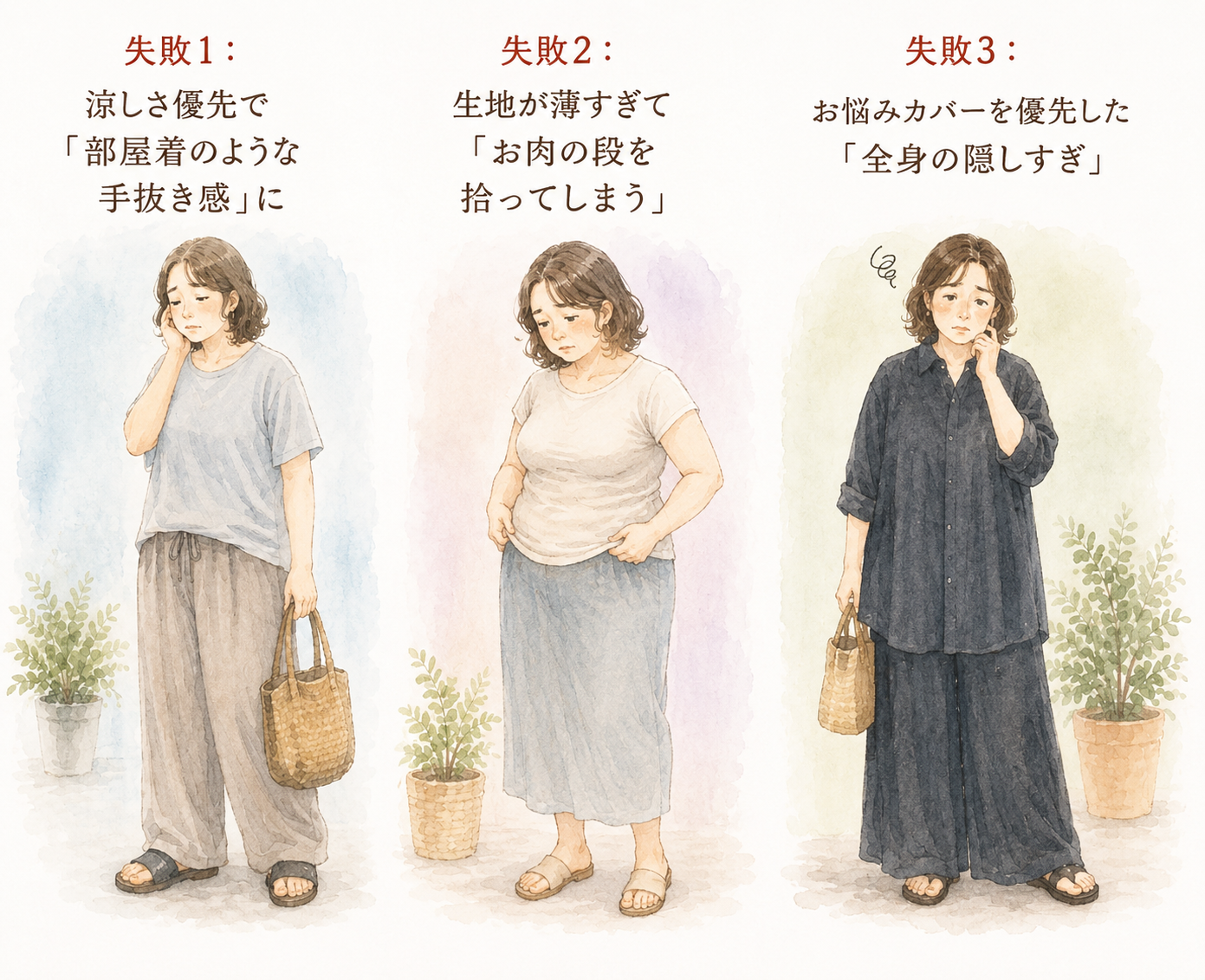 3つの失敗