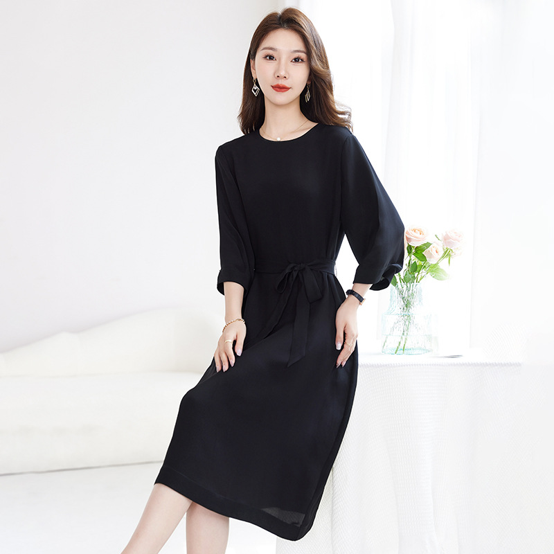 ワンピース 非表示優美シルエット 上品タイトワンピース