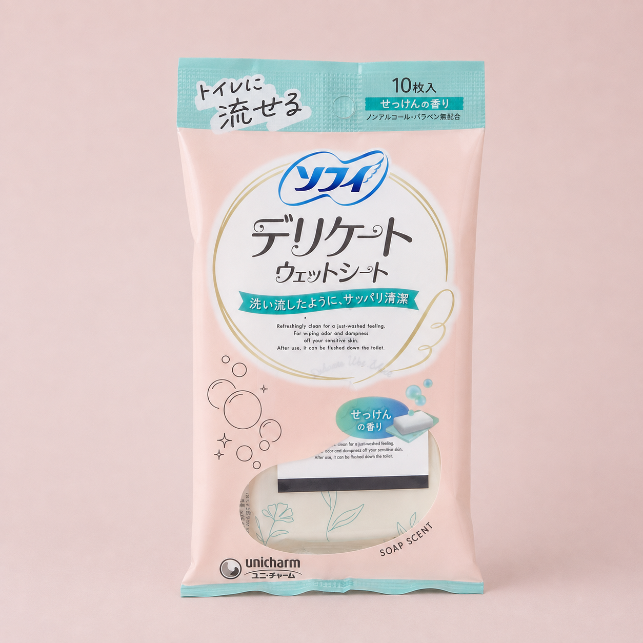 メイン画像:0枚目:ソフィ デリケートウェットシート せっけんの香り 10枚入