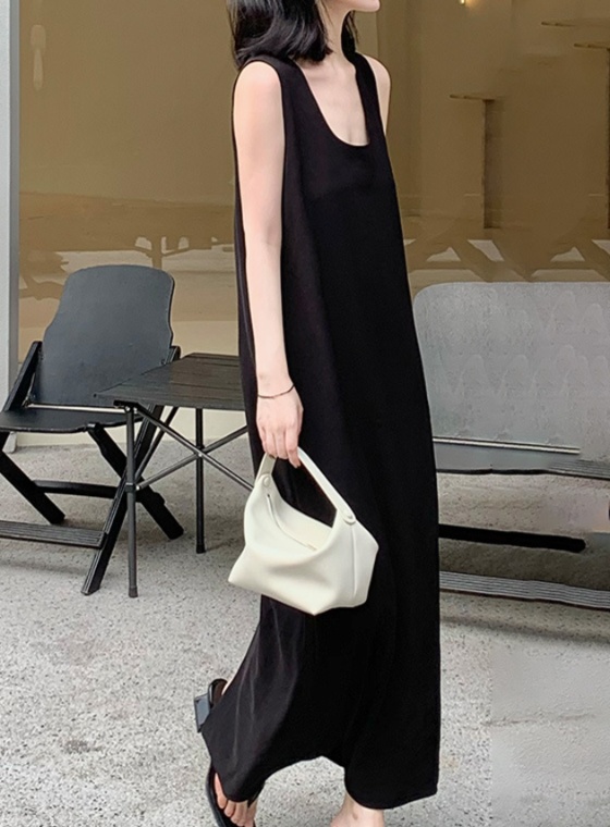 非表示(値段)　オールインワンコーデ ゆったりシルエット 大人リラックスワンピース