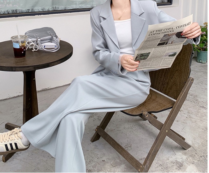 オールインワンコーデ ゆったりパンツセットアップ