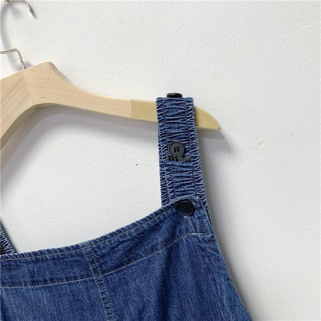 オールインワンコーデ ゆったりシルエット大人カジュアルデニムサロペット