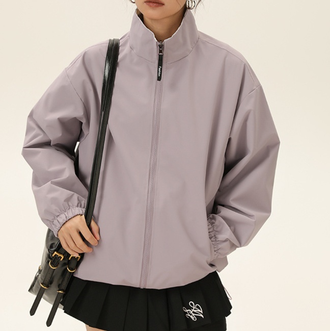 花柄ファッション 小花柄リバーシブルオーバーサイズジャケット