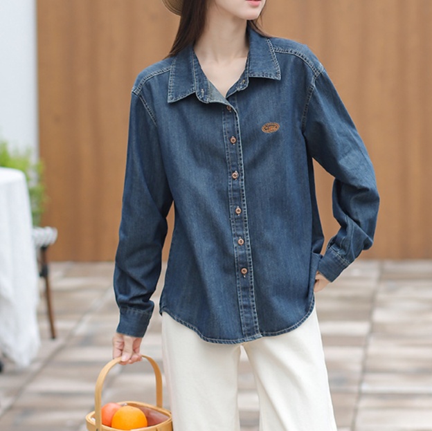 デニムファッション ゆったりシルエット デニムシャツジャケット