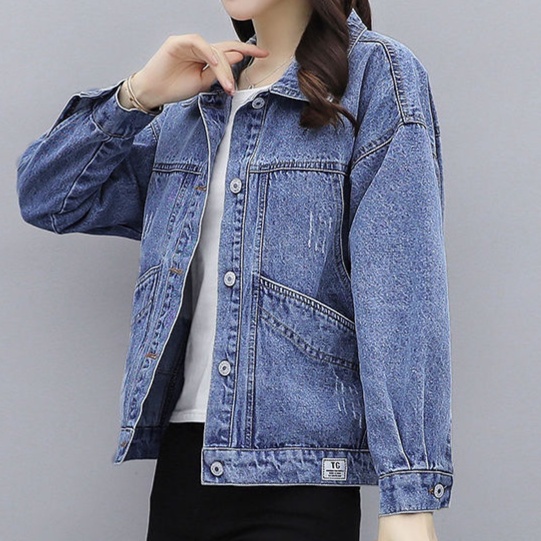 デニムファッション こなれ感漂う ゆったりデニムジャケット