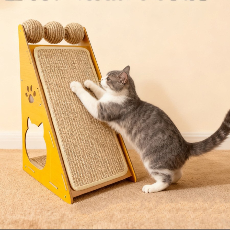 メイン画像:1枚目:猫の爪研ぎ 猫ちゃん大満足傾斜型爪とぎボード