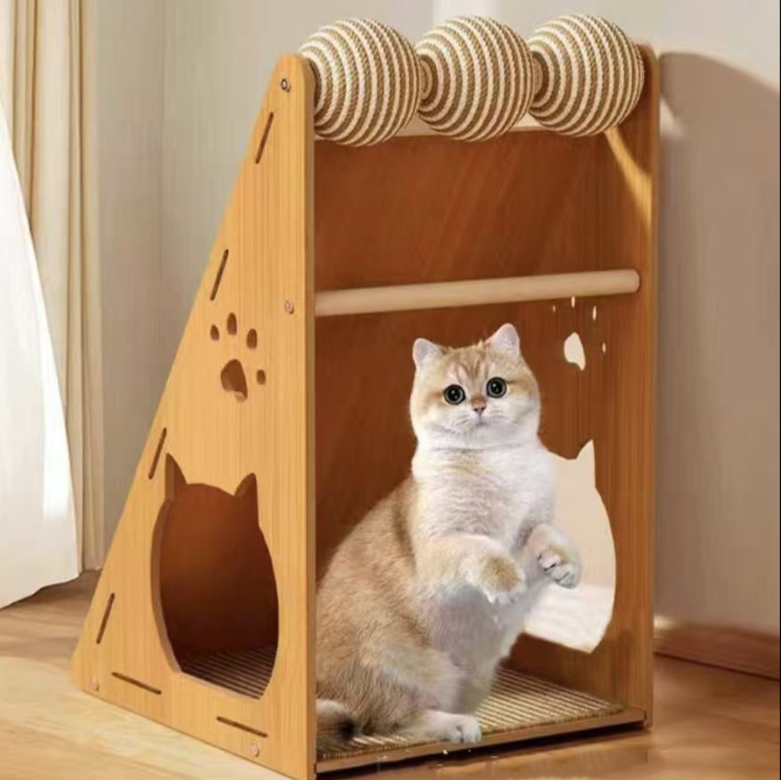 メイン画像:4枚目:猫の爪研ぎ 猫ちゃん大満足傾斜型爪とぎボード