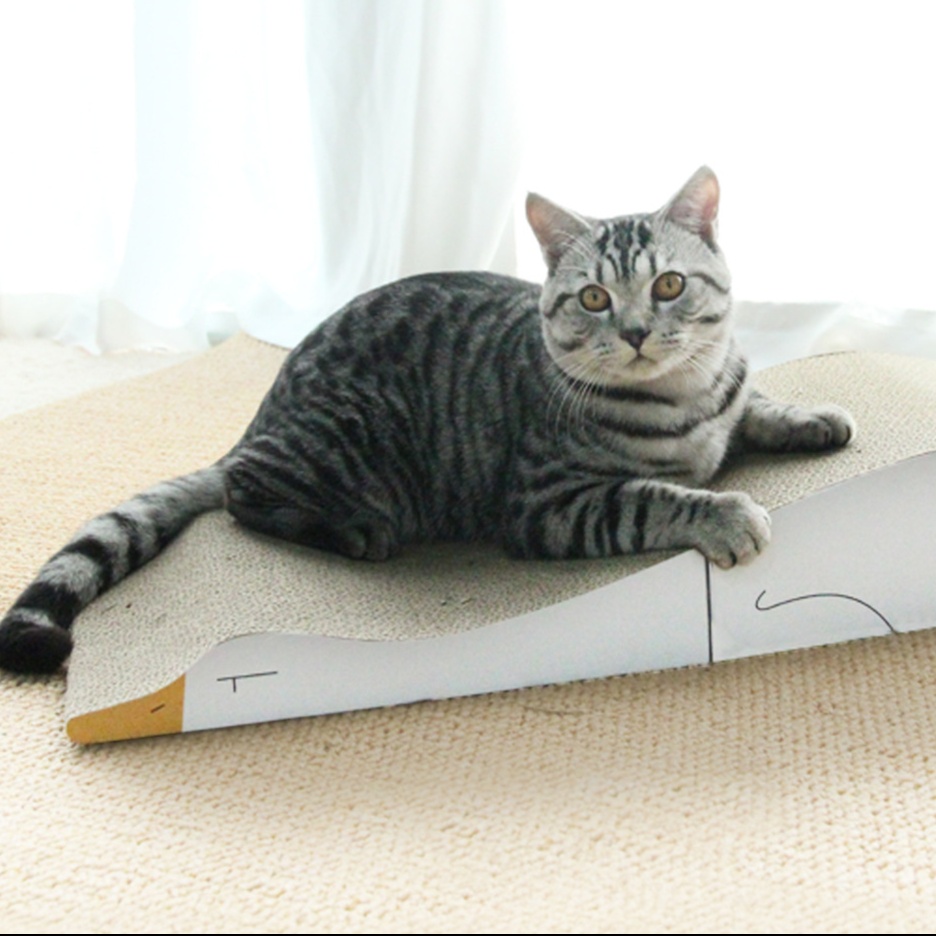 メイン画像:1枚目:猫の爪研ぎ 折りたたみ式猫用爪とぎスクラッチャー