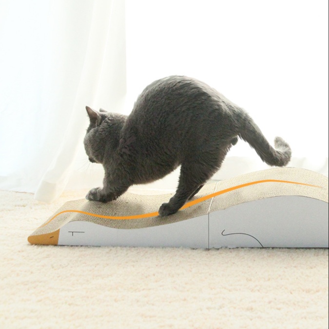 メイン画像:0枚目:猫の爪研ぎ 折りたたみ式猫用爪とぎスクラッチャー