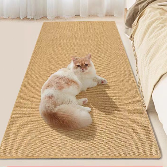 メイン画像:5枚目:猫の爪研ぎ 天然剣麻製猫爪研ぎマット壁掛け型
