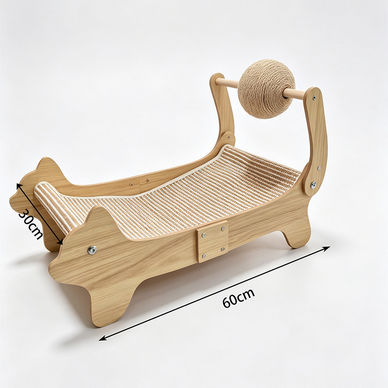 メイン画像:2枚目:猫の爪研ぎ椅子型多機能ベット