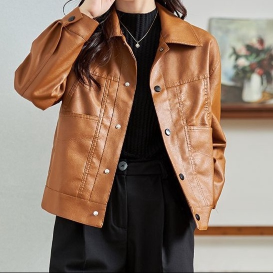 レザーファッション 上質な革素材のスタイリッシュライダース