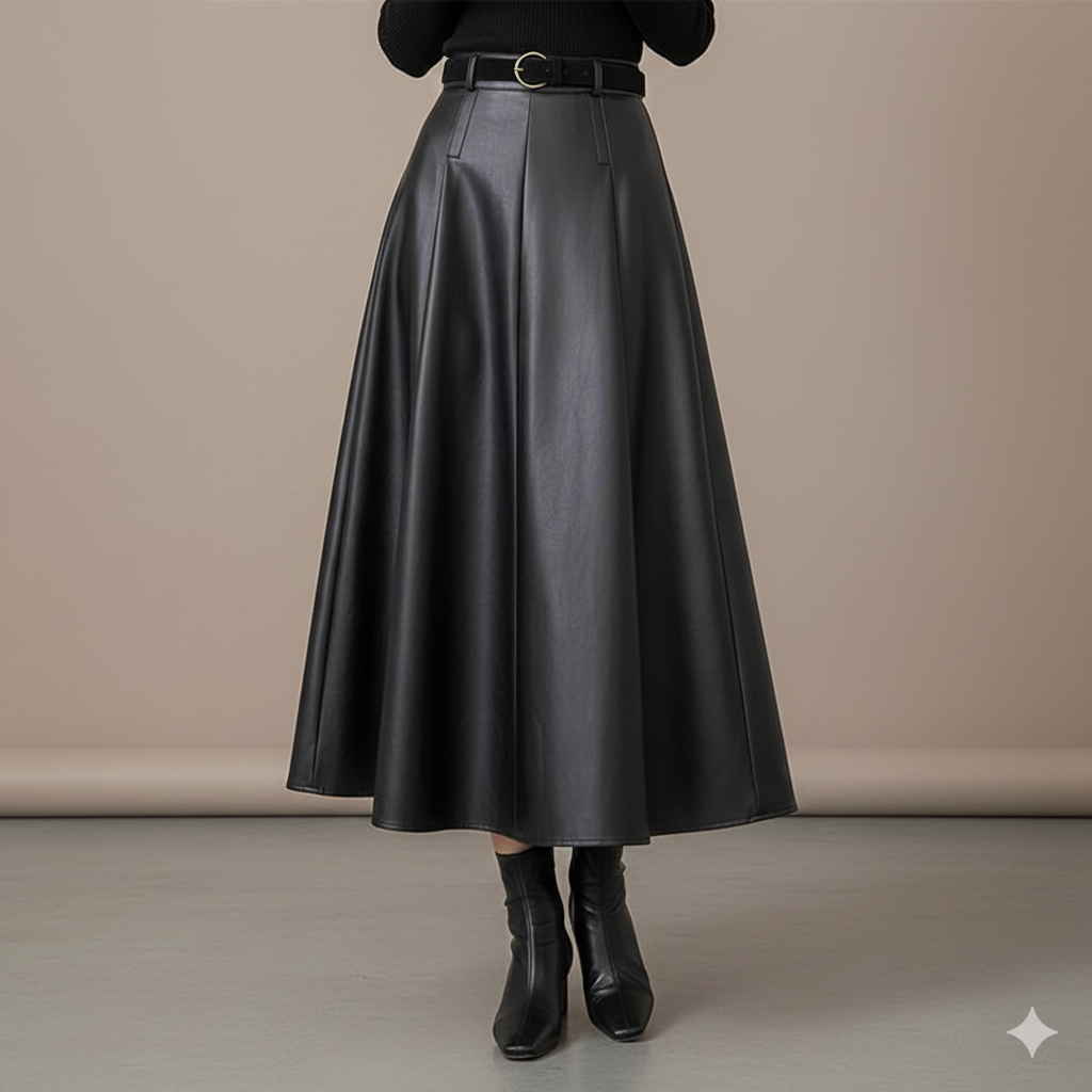 レザースカート×ブーツの着こなし方｜大人見えする合わせ方のコツ