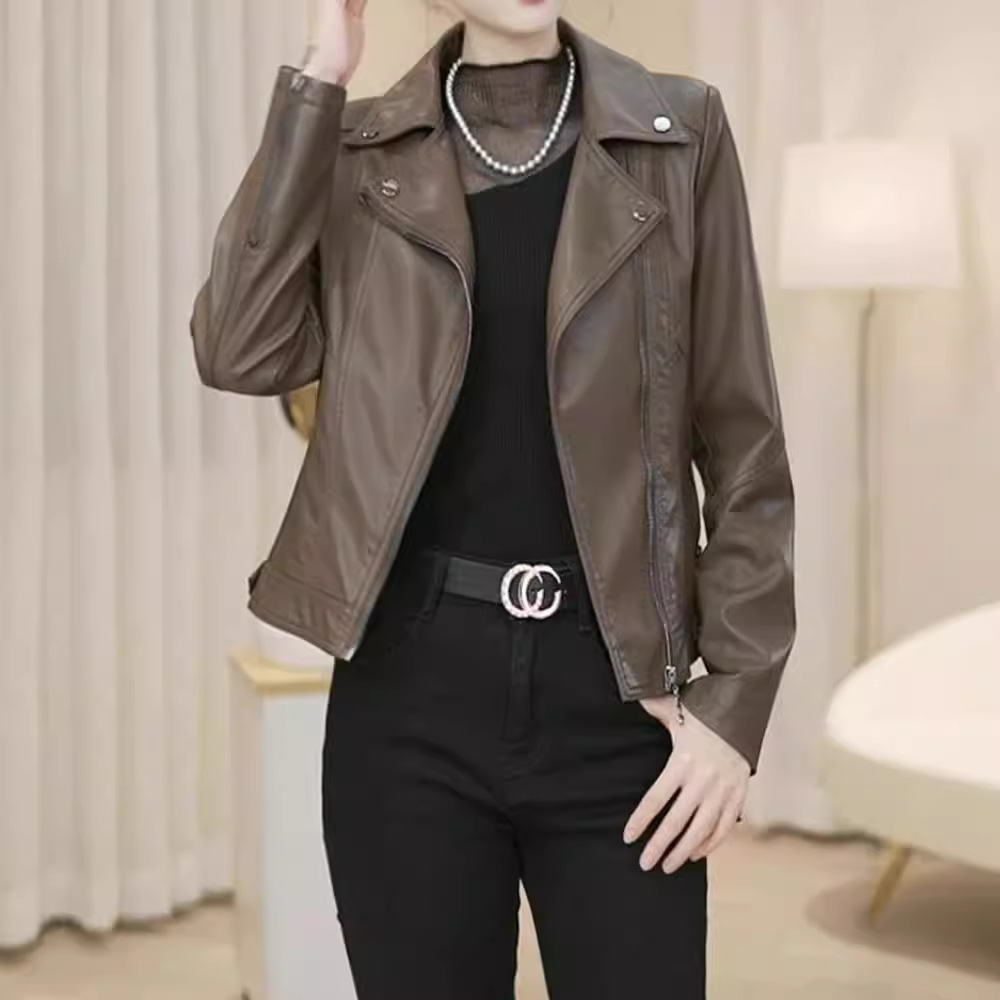 レザーファッション 上質本革 洗練ライダースジャケット