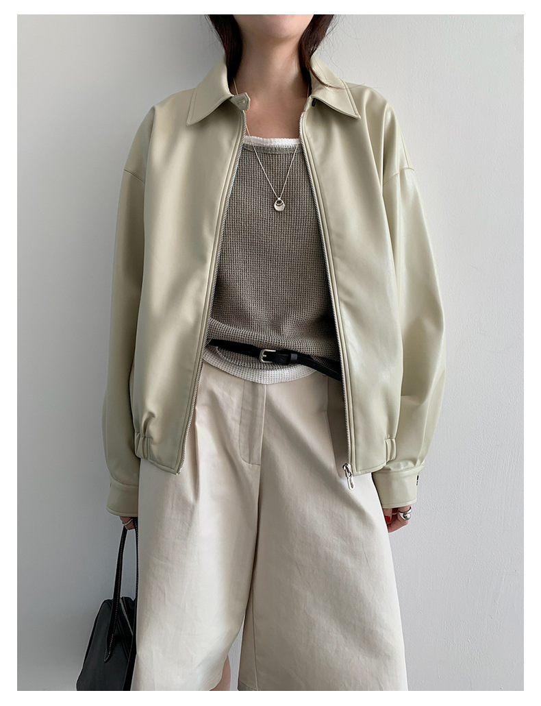 レザーファッション クラシック シルエット ジャケット