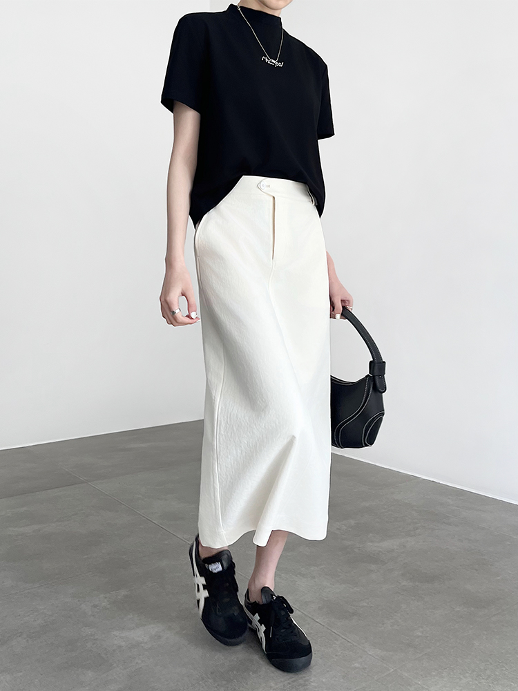 すっきりシルエット ロングスカート