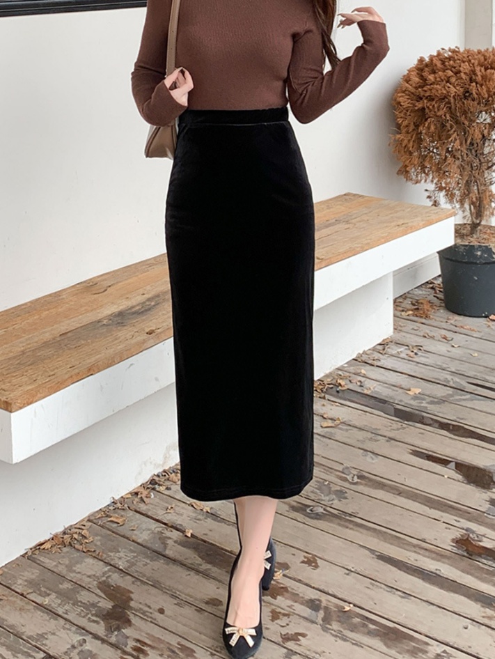 タイトスカート 上品シルエット ミディ丈タイトスカート